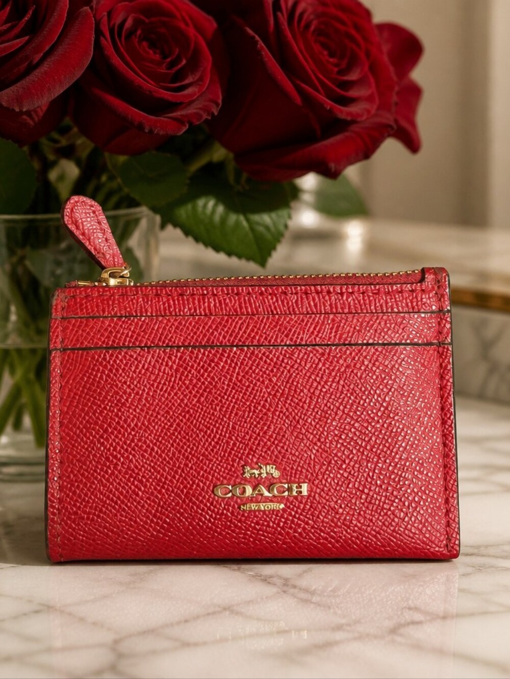 Coach Red Cardholder